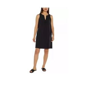 Banana Republic Women's V-Neck Sleeveless Dress, Black, Size Large AJ9